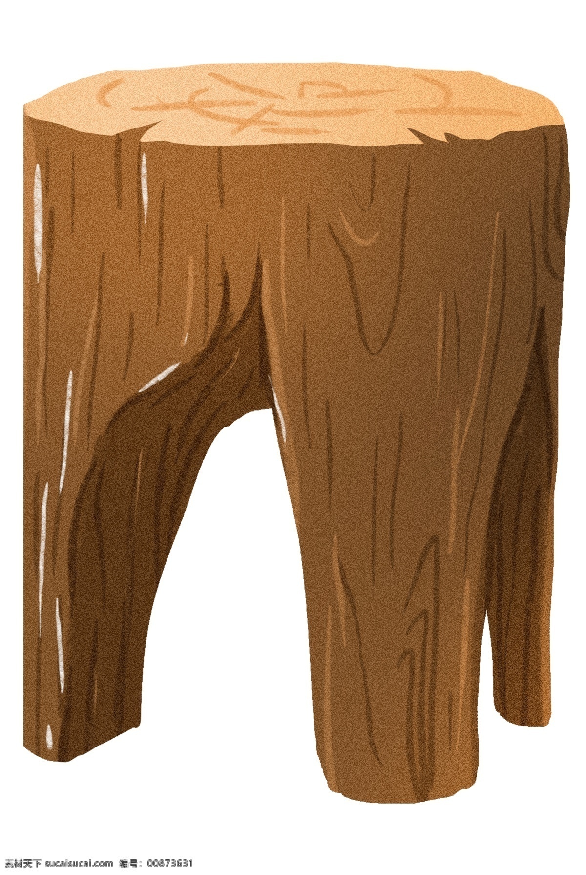 木质 家具 椅子 插画 木质的凳子 卡通插画 木质插画 木纹插画 实木产品 实木物品 实木的凳子