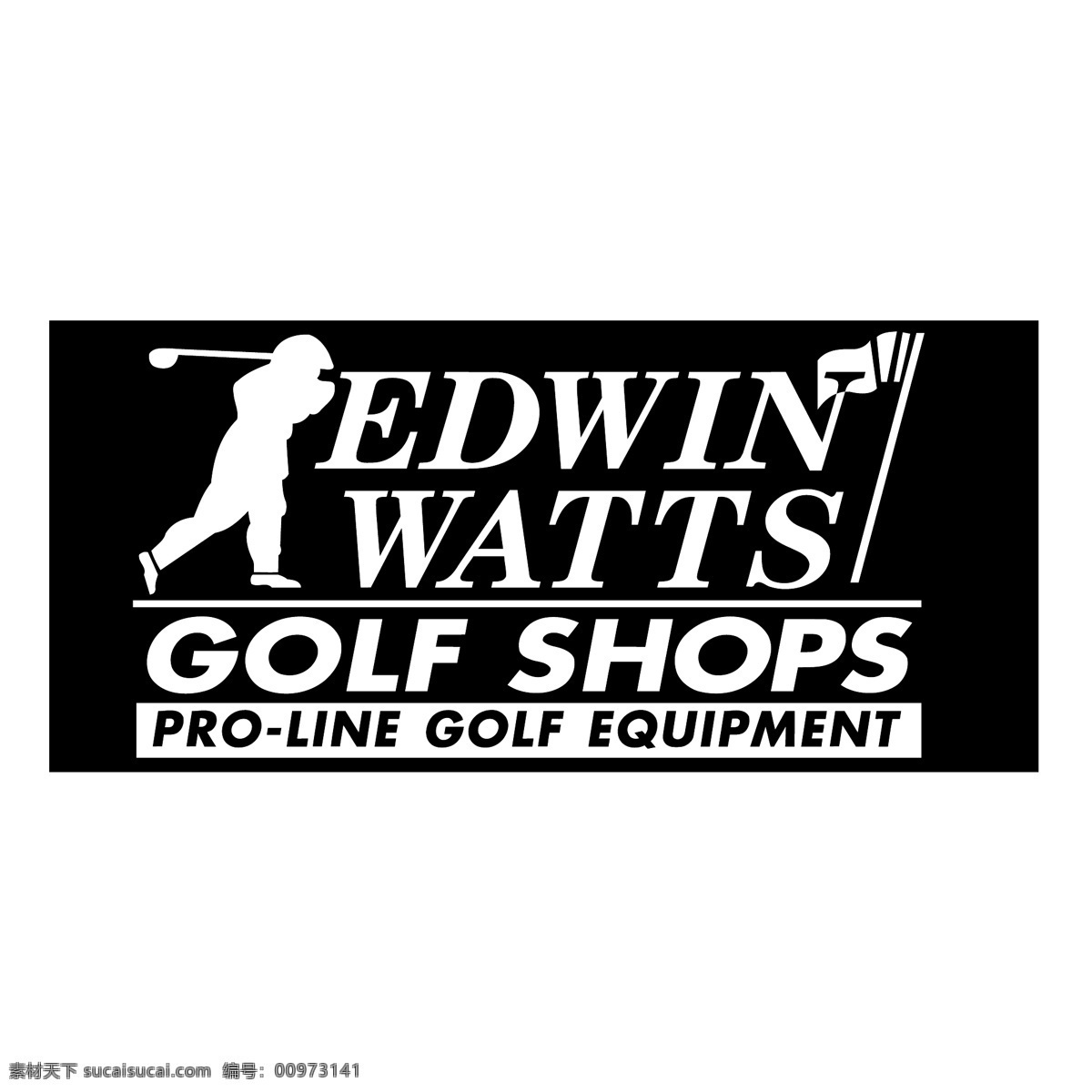 埃德温 沃兹 高尔夫 商店 自由 标志 psd源文件 logo设计