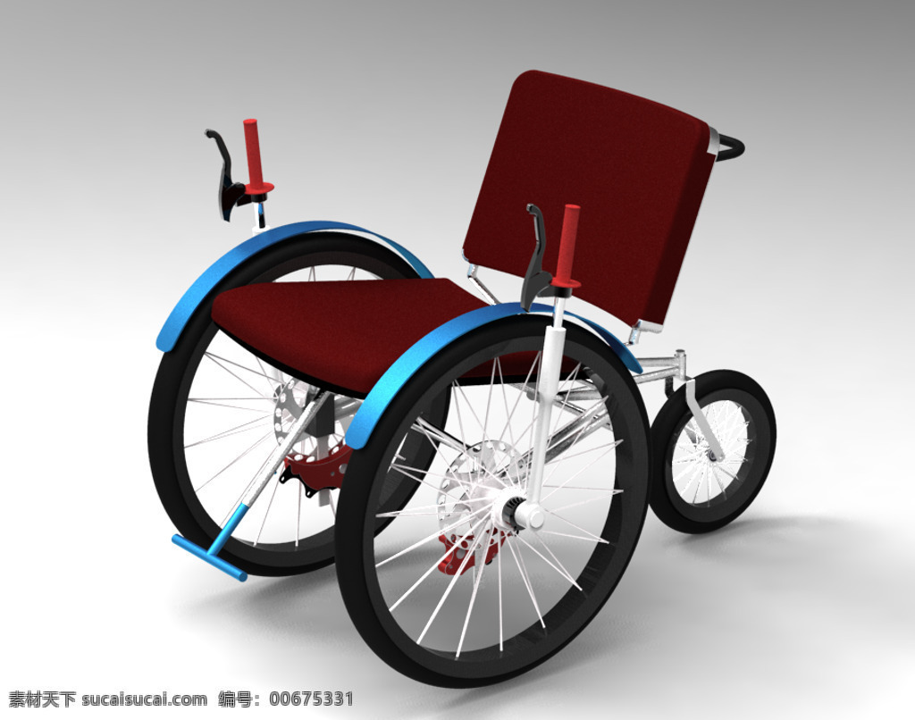 非常 好 轮椅 车轮 工业 墨西哥 三轮车 本杰明 塞佩达 帝彩 ben disenador 墨西哥人 布力亚诺 3d模型素材 其他3d模型