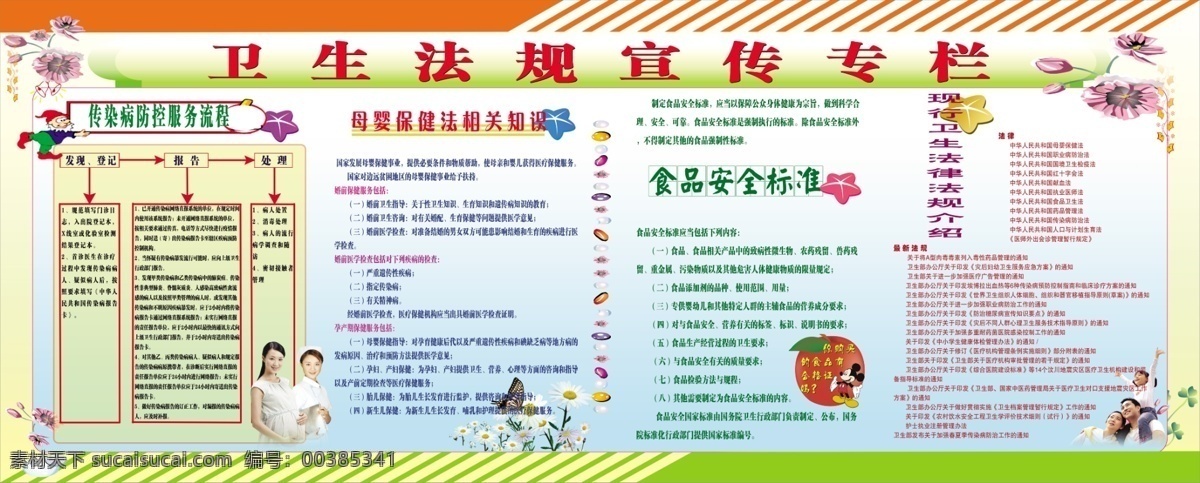 卫生法规 宣传栏 卫生 法规 医院 教育 蓝血人图库 室外广告设计