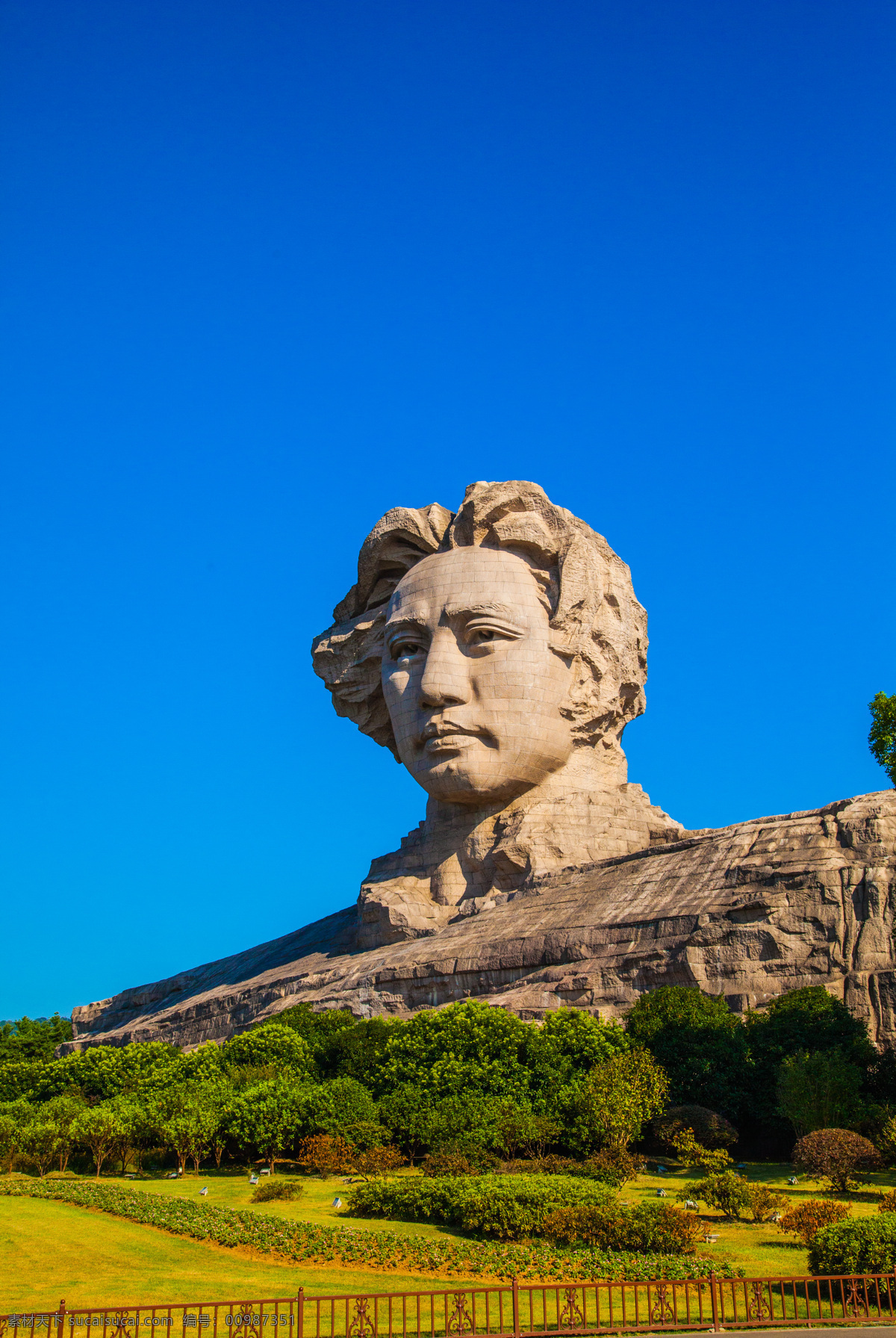 橘子洲 橘子洲头 长沙橘子洲 橘洲 水陆洲 问天台 5a景区 湘江名洲 蓝天 白云 毛泽东 长沙风光 建筑 人文景观 自然景观 旅游风光摄影 旅游摄影 国内旅游