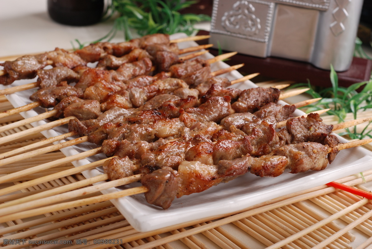 羊肉串 羊肉 孜然羊肉 烧烤 孜然羊肉串 餐饮美食 传统美食