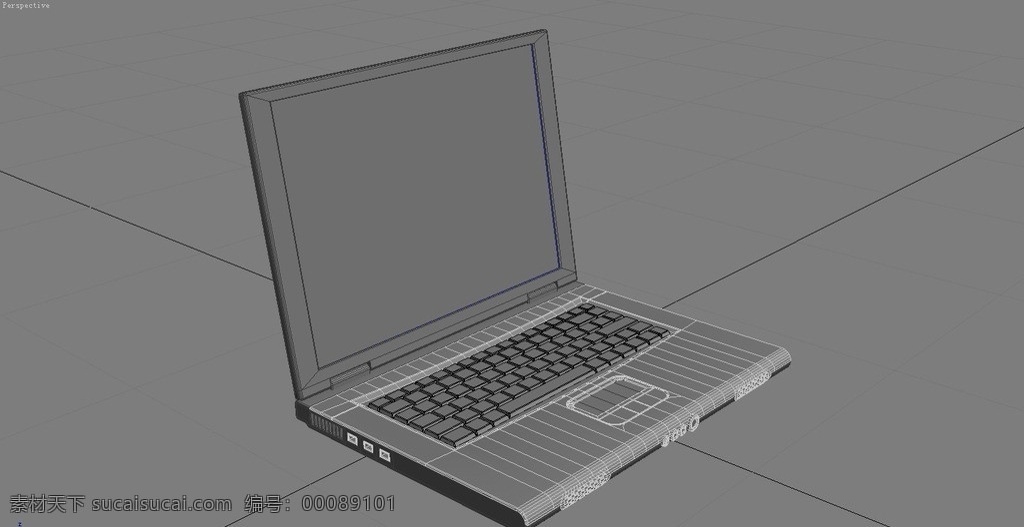 笔记本模型 电脑模型 手提电脑 max 3d 3d设计作品 室外模型 3d设计模型 源文件