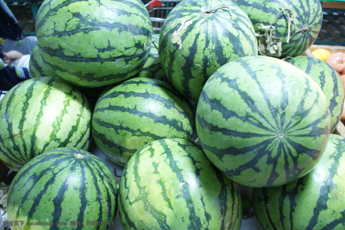 超市 西瓜 花草 生物世界 水果 超市西瓜 超市专用素材 夏天 最佳 饮品 psd源文件