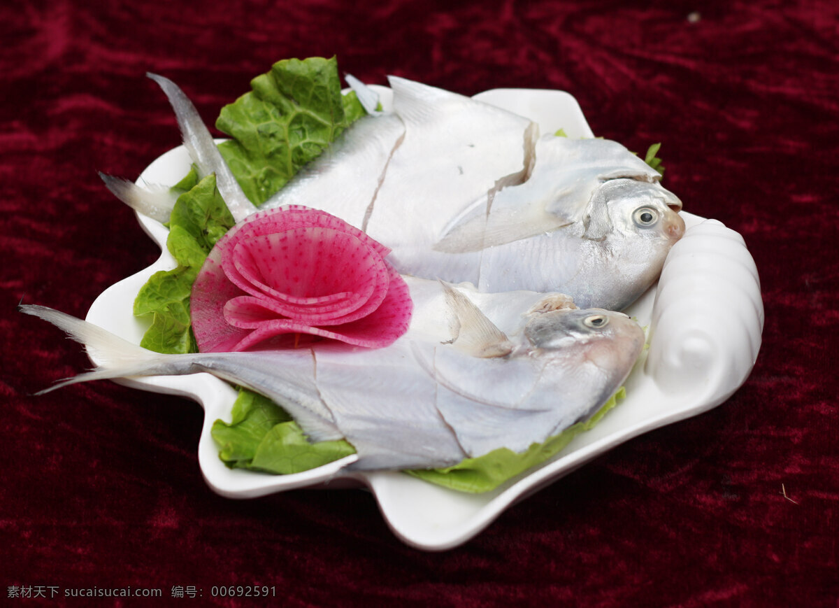 鲳鱼 海鲜 新鲜 火锅鲳鱼 火锅食材 餐饮 餐饮美食 食物原料