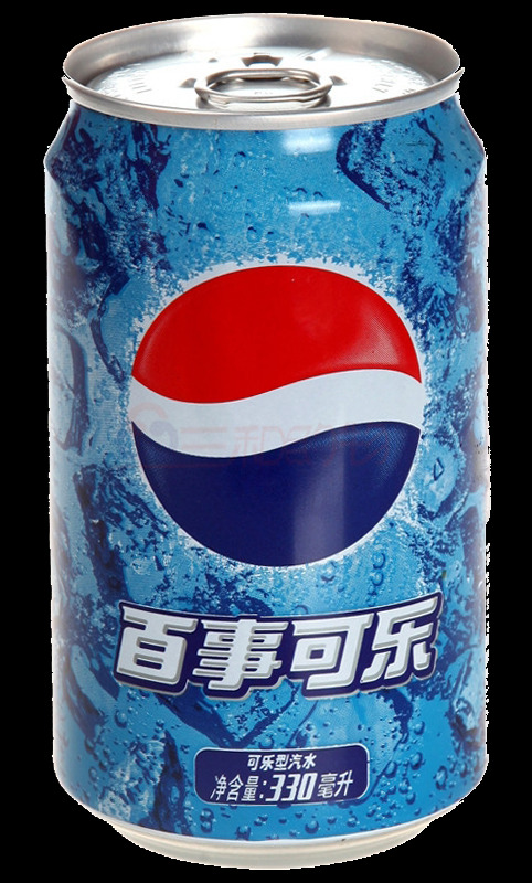 可乐瓶 可乐 百事 蓝色 易拉罐 免抠 格式