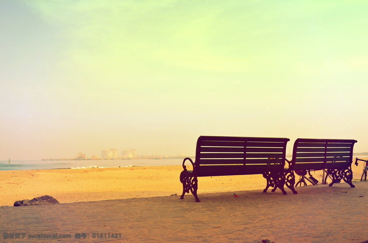 唯美 海边 座椅 清新 非主流 海滩 海岸 海景
