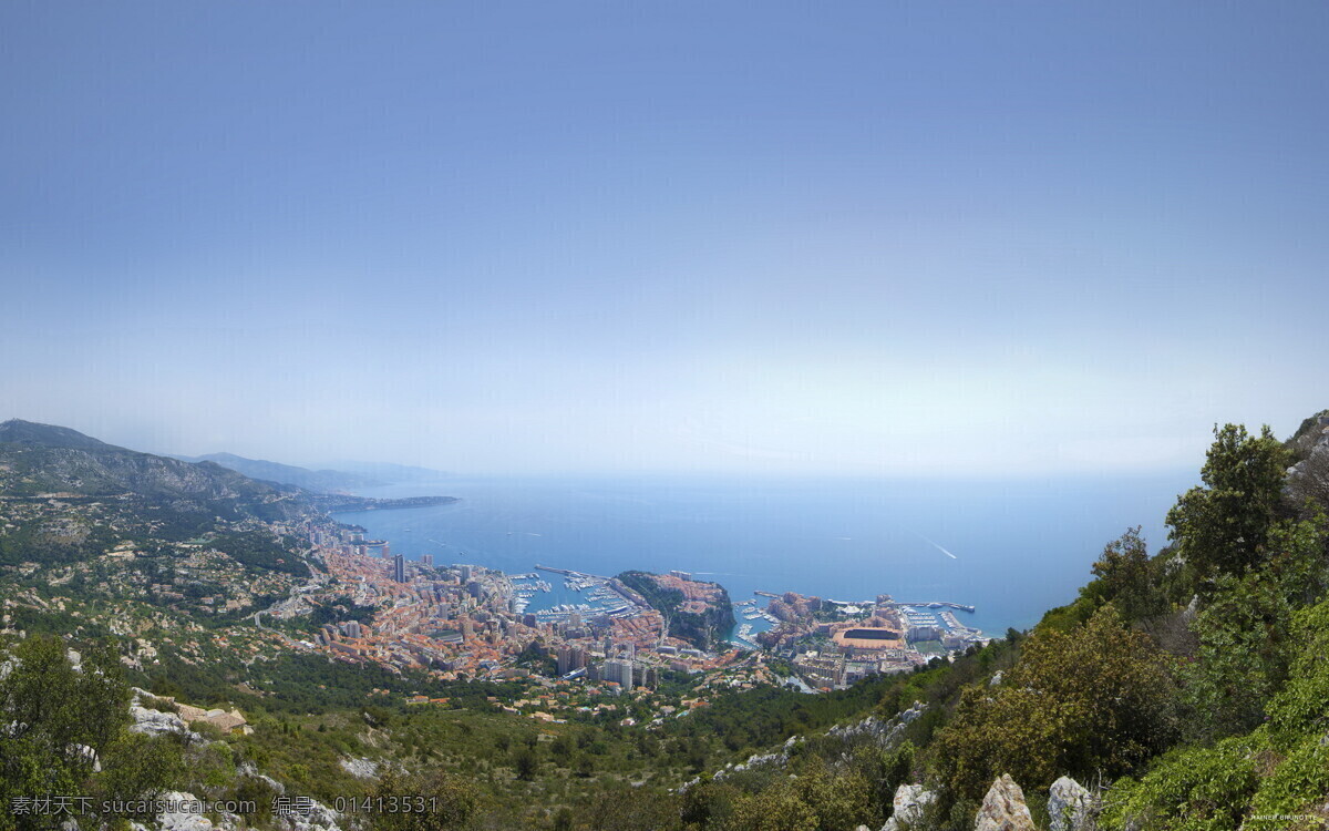 摩纳哥 城市 大海 地中海 建筑景观 游艇 自然景观 沿海 风景 生活 旅游餐饮