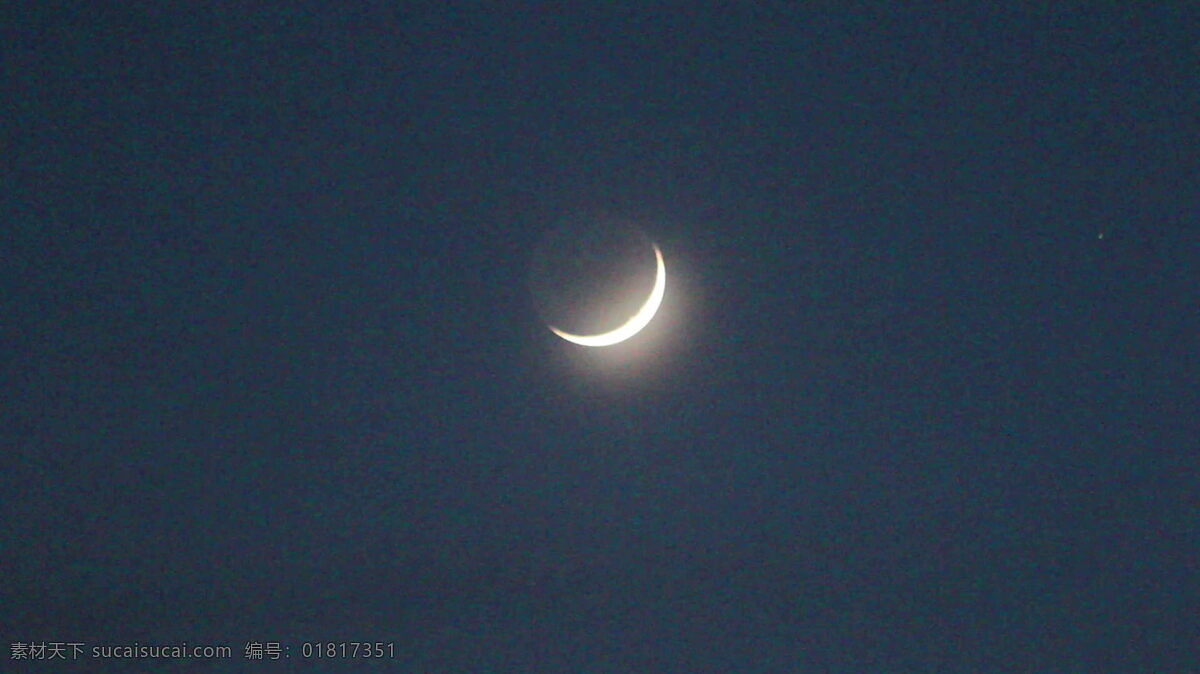 视频免费下载 新月 夜晚 股票 视频