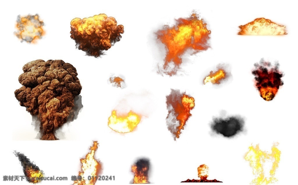 爆炸 分层 爆炸素材 特效 烟雾 硝烟 燃烧 炸弹 爆破 浓烟 火焰 psd素材 集 源文件