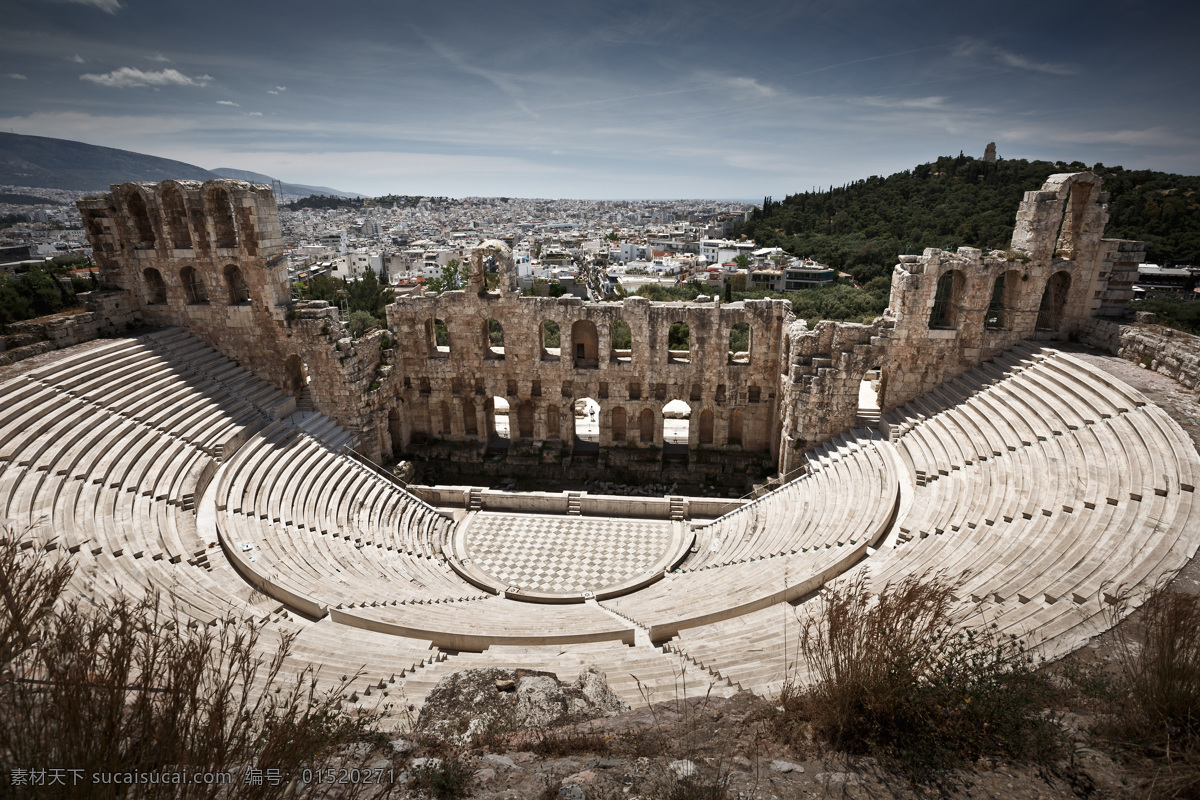 狄奥尼 索斯 剧场 希腊风光 旅游景点 美丽风景 雅典风景 文明古迹 其他类别 生活百科