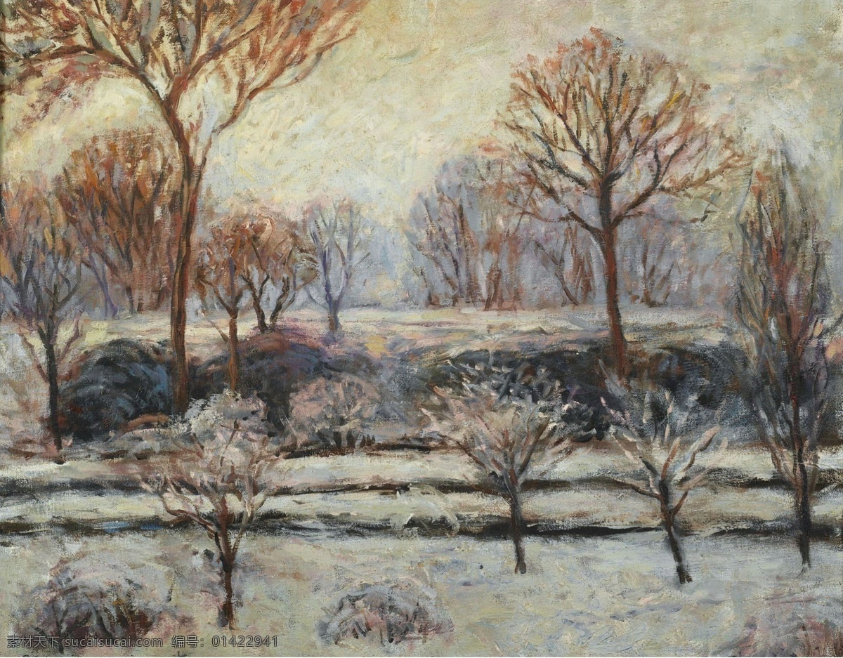 landscape 大师 画家 风景画 静物 油画 建筑 装饰画 winter hoschedemonet blanche 人物 高清 西方 国外 现代 家居装饰素材