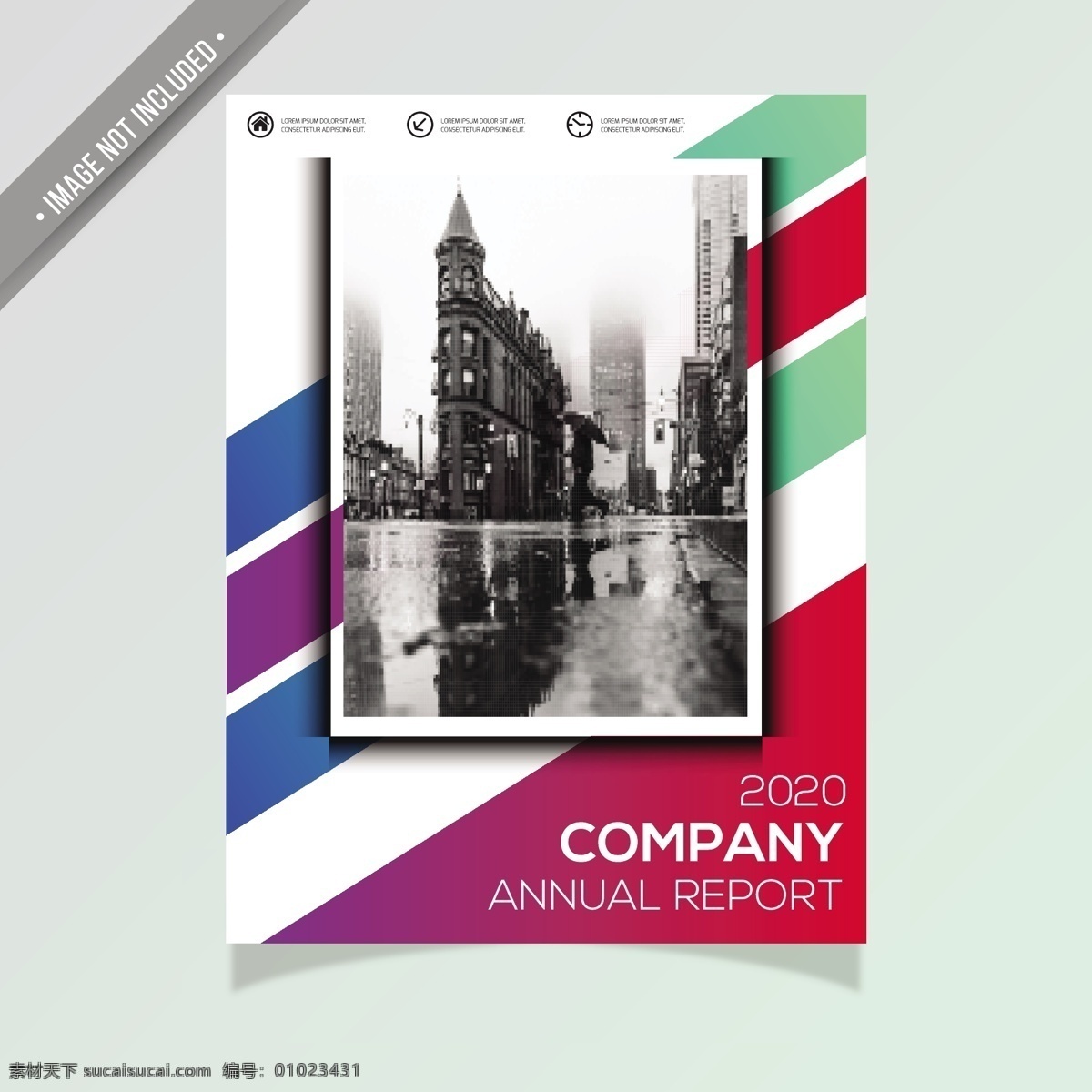 带有 色 条纹 商务 手册 宣传册 传单 封面 模板 几何 叶子 宣传册模板 颜色 优雅 文具 传单模板 公司 企业标识 现代 小册子
