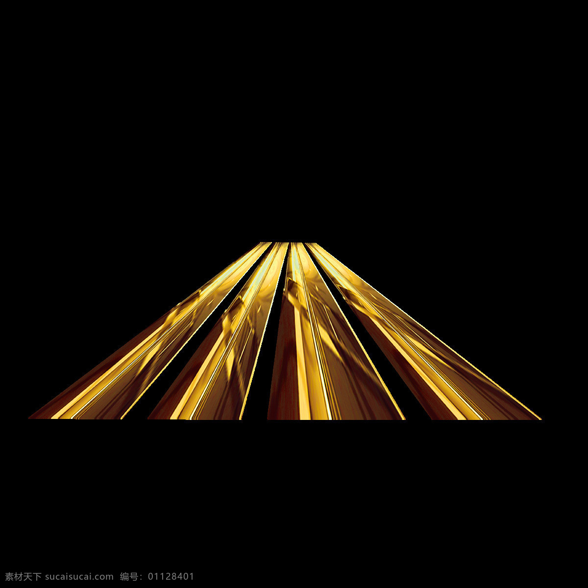 金色 三角形 图案 元素 空间 三角 组合
