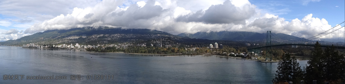 加拿大风光 加拿大 温哥华 港口 海湾 乔治亚海峡 国外旅游 旅游摄影 灰色