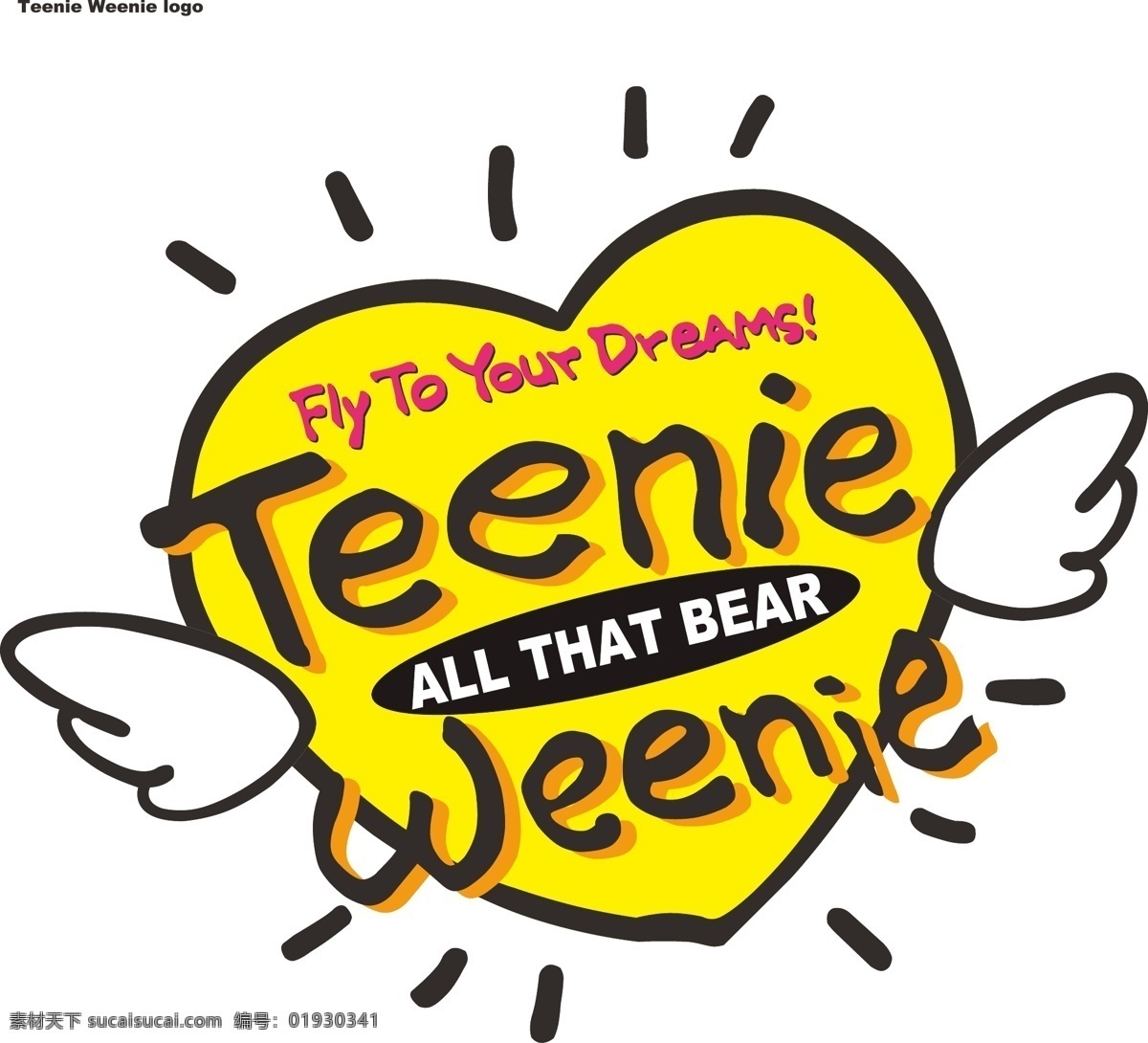 teenie weenie 小熊维尼 logo 衣恋 小熊 维尼 矢量素材 其他矢量 矢量