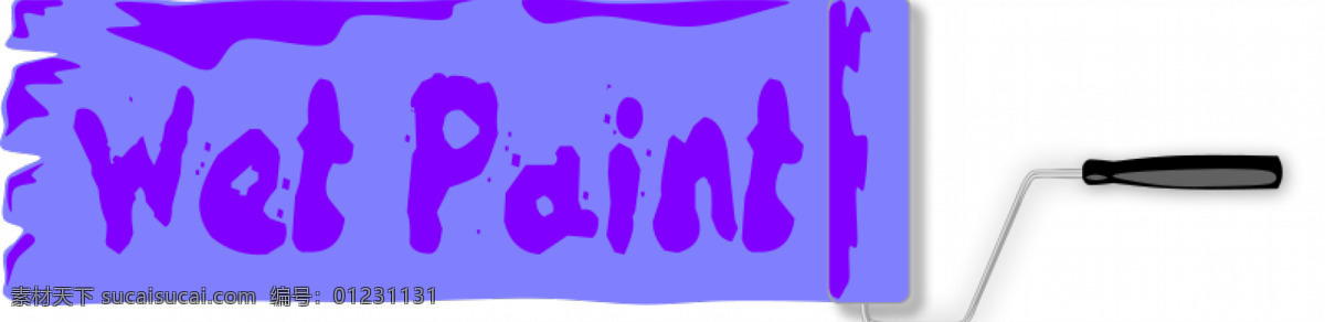 湿 油漆 标志 矢量 图像 画 夹 剪贴画 警告 蓝色的 旗帜 颜色 艺术 湿的 紫色的 svg 手柄 其他矢量图