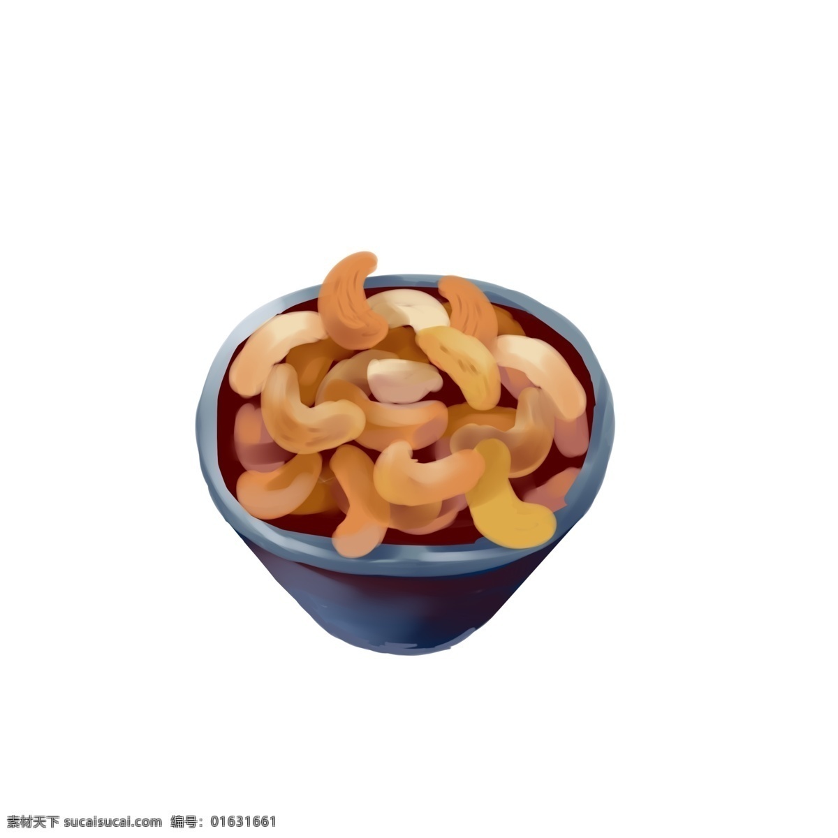 桶装 美味 坚果 插画 美味的坚果 坚果插画 食物插画 卡通插画 美食插画 零食插画 好吃的坚果