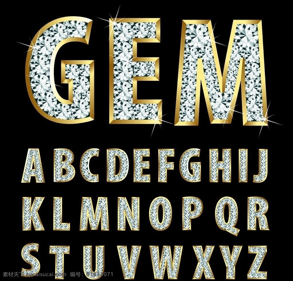 钻石字母字母 宝石 钻石 字母 拼音 宝石字母 英文 珍珠 时尚 创意字母 符号 手绘 矢量 字母主题