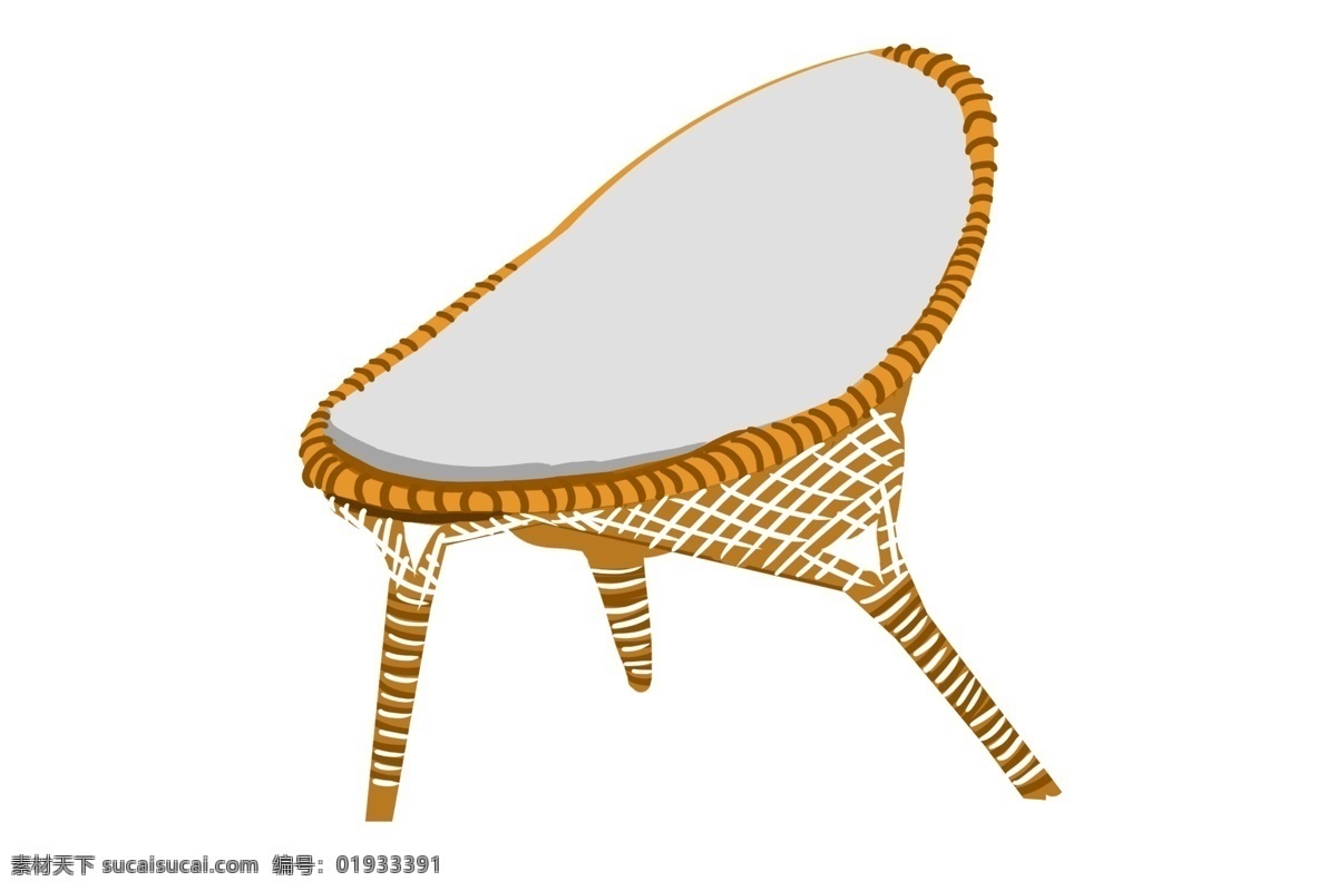 黄色 椅子 装饰 插画 黄色的椅子 漂亮的椅子 家具椅子 木头椅子 椅子装饰 椅子插画 立体椅子