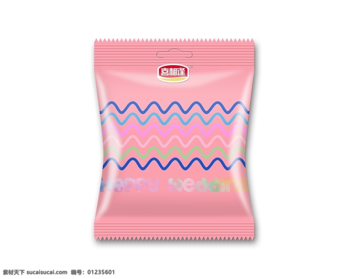 喜糖 糖果 包装 包装设计 彩虹 温馨 白色