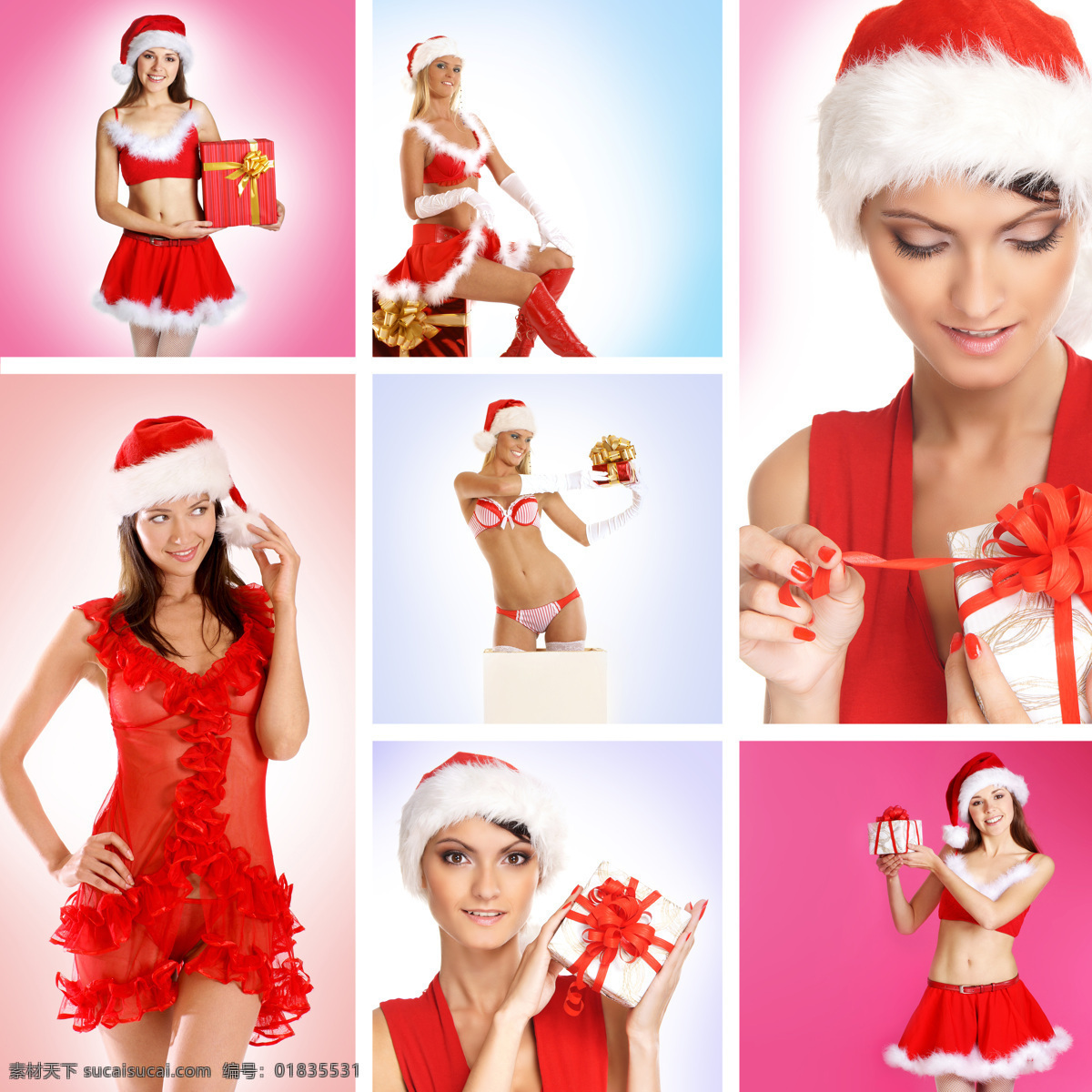 性感 圣诞节 美女图片 圣诞节美女 圣诞礼物 礼包 性感美女 美女模特 美女写真 外国女性 欧美女人 时尚女性 人物图片