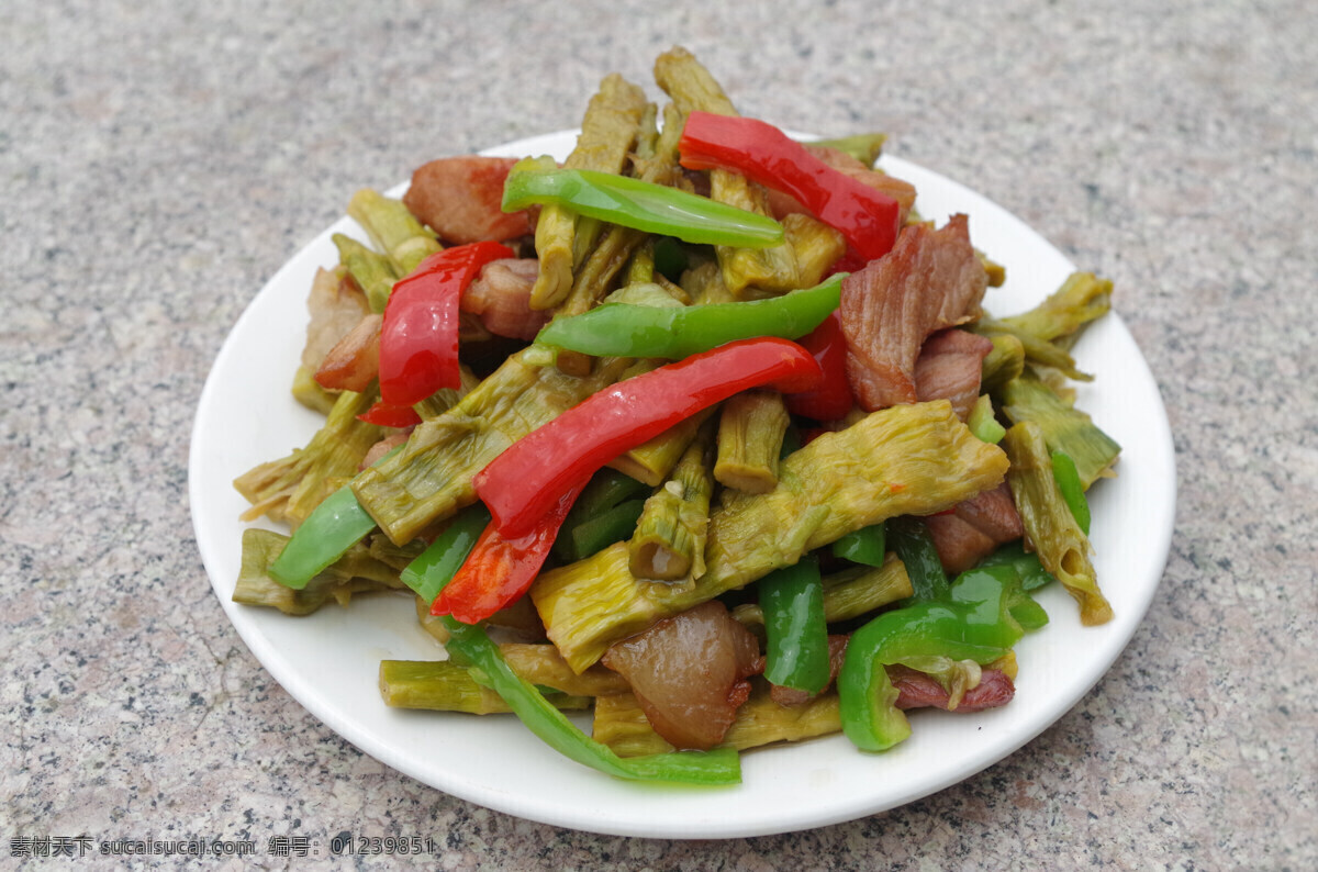 笋干炒肉 笋干 腊肉 炒菜 美食 青椒 餐饮美食 传统美食