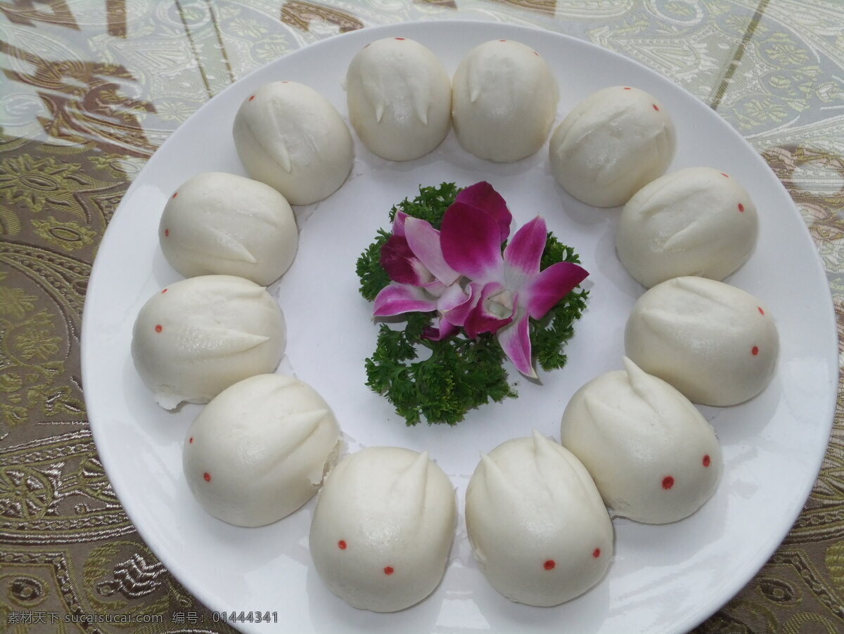 兔兔馒头 馒头 白面馒头 美味食物 精美食物 美味佳肴 佳肴 食物 传统美食 餐饮美食