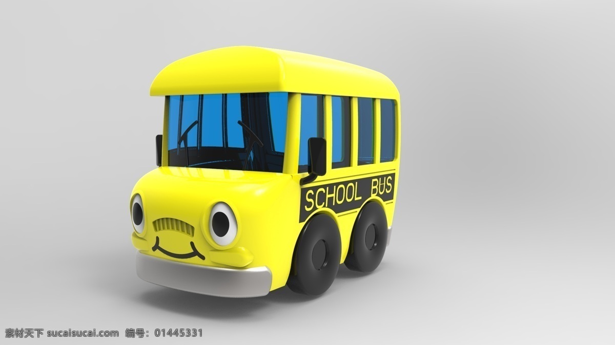 3d 3d设计 3d渲染 巴士 玩具 校车 渲染 校车设计素材 校车模板下载 公车 psd源文件
