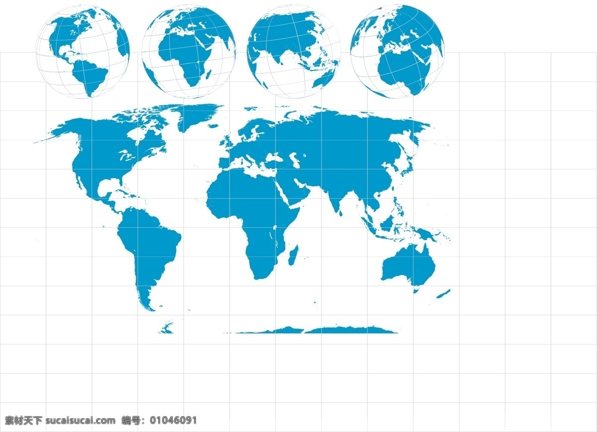 地球 矢量 世界地图 地图 时区 矢量地球 白色