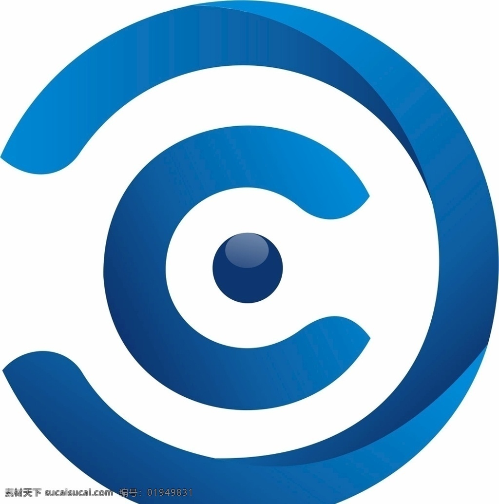 视界logo 视界 眼睛 科技 互联网 产业园 新媒体 logo设计