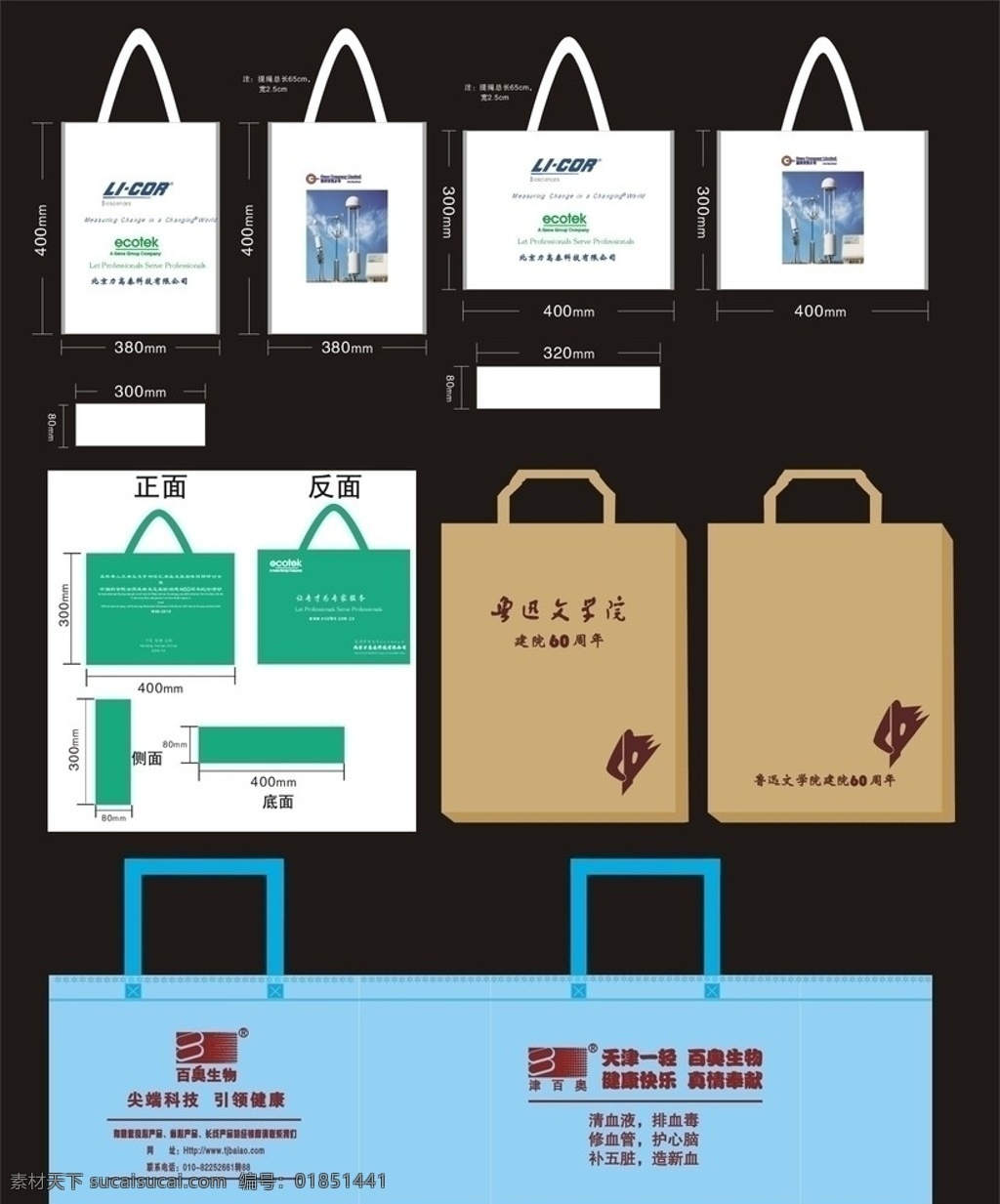 帆布 袋 无纺布袋 手袋 各种 颜色 集合 ecotek 鲁迅文学院 百 奥 生 扎 花边 物 矢量 文件 包装设计