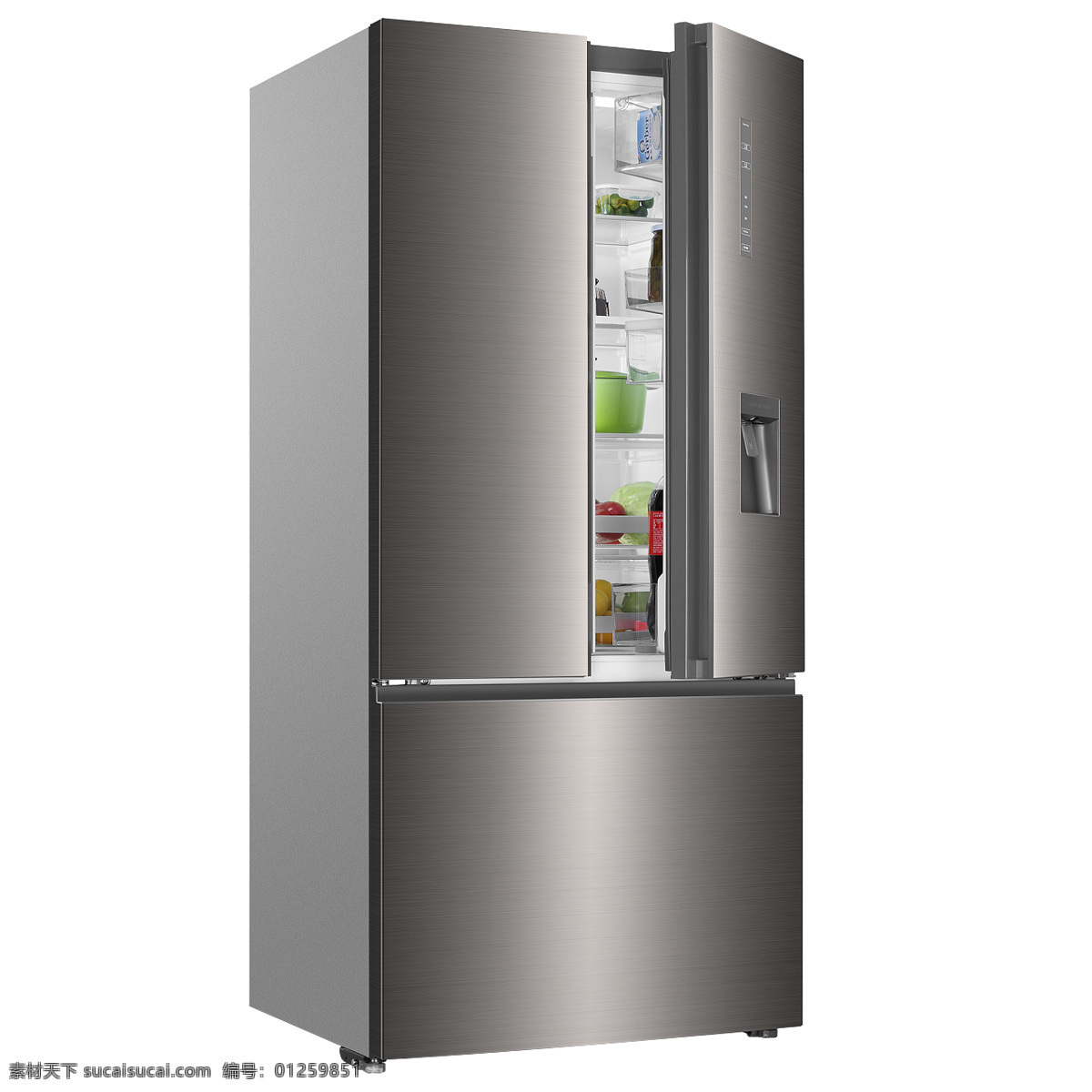 海尔冰箱图片 海尔冰箱 海尔品牌 海尔家电 智能冰箱 多门冰箱 大型冰箱 打开的冰箱 冰箱 生活百科 数码家电