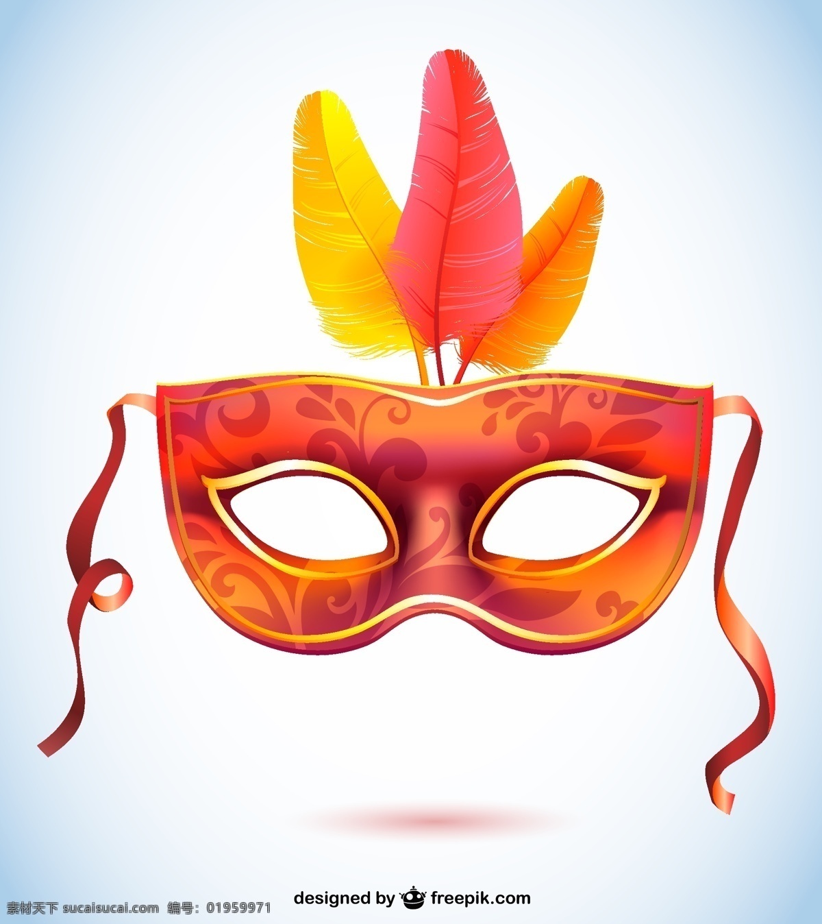 橙色 红色 狂欢节 面具 派对 时尚 艺术 狂欢 时间 庆典 活动 娱乐 巴西 插图 表演 戏剧 狂欢面具 服装 时装设计 里约 垂直 白色