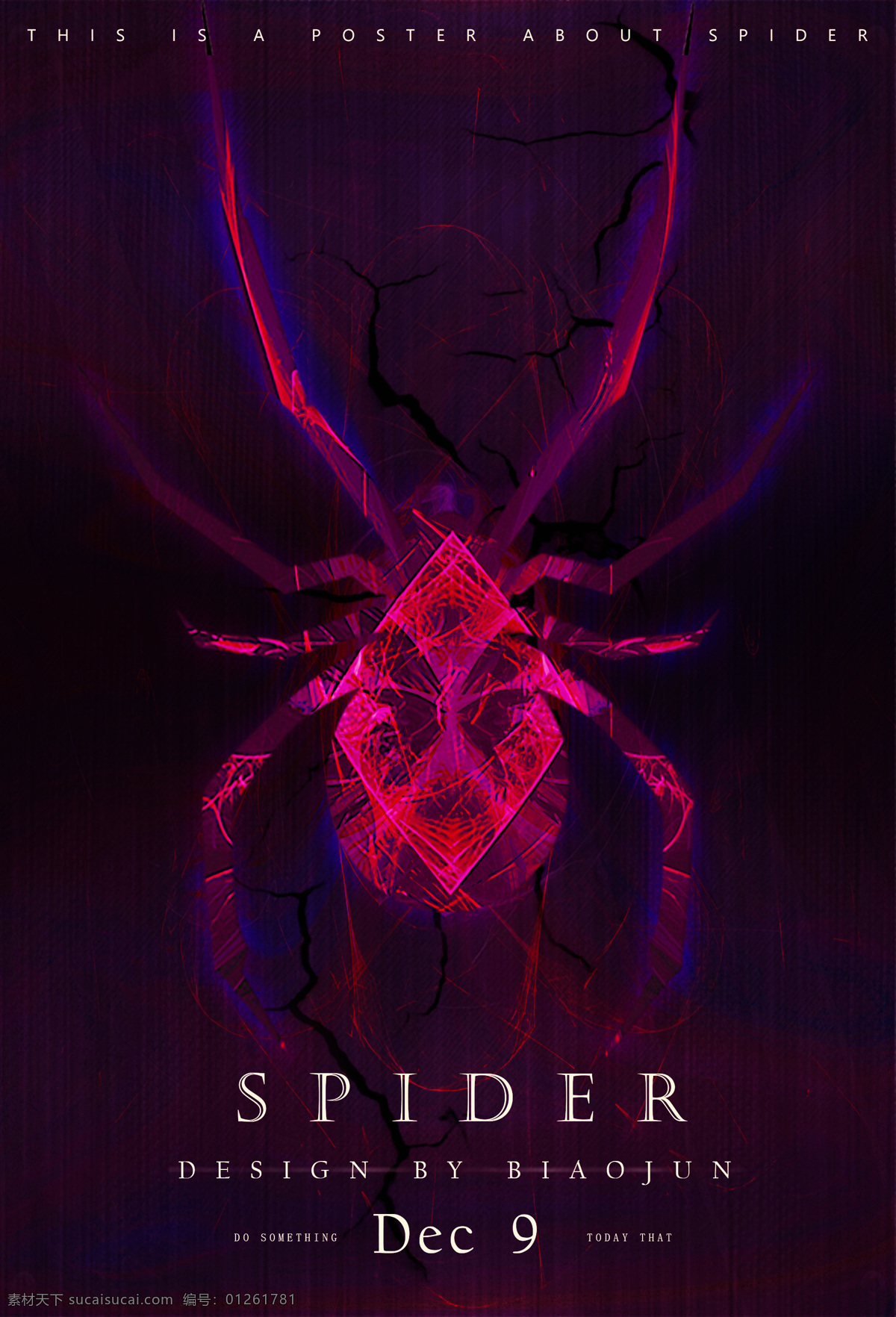 昆虫 分 形 科幻图片 科幻 分形 海报 蜘蛛 平面设计 贴图 三体 3d设计