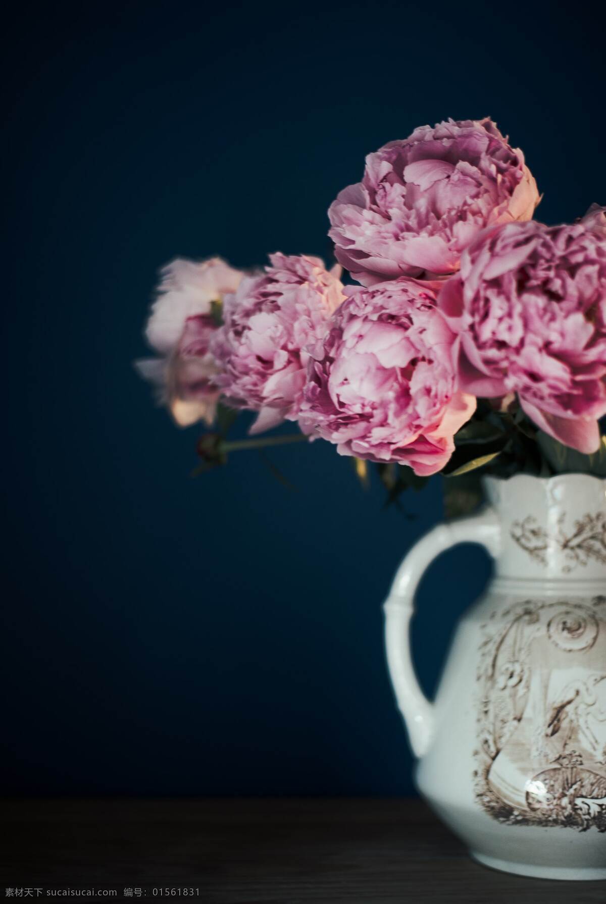 粉色花朵 花瓶 复古花瓶 康乃馨 自然景观 自然风景