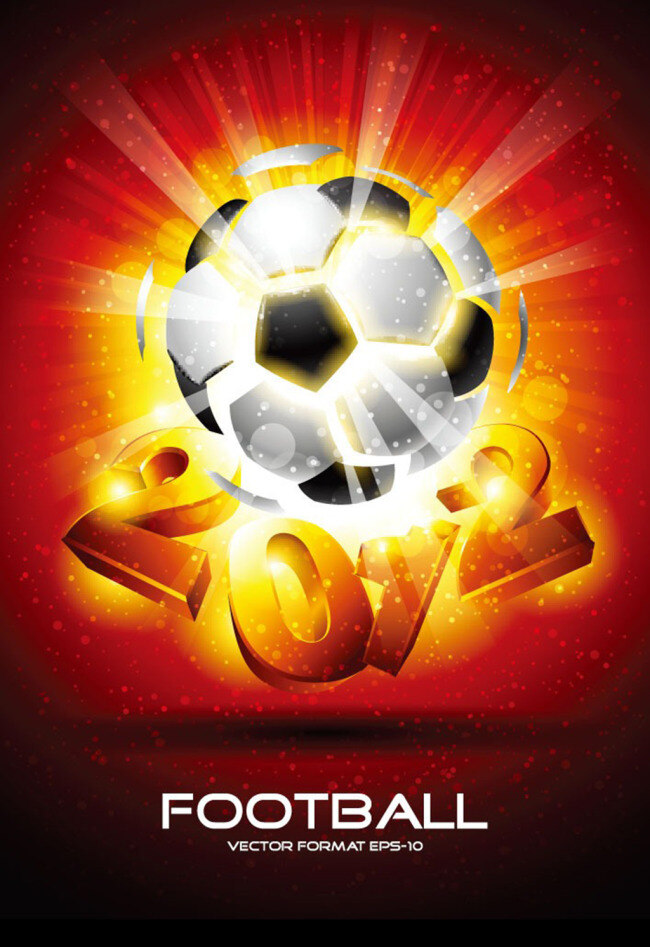 立体 字 欧洲杯 海报 图标标志 卡通人物 足球 足球素材 矢量足球 足球广告 世界杯 体育运动 世界杯海报 红色