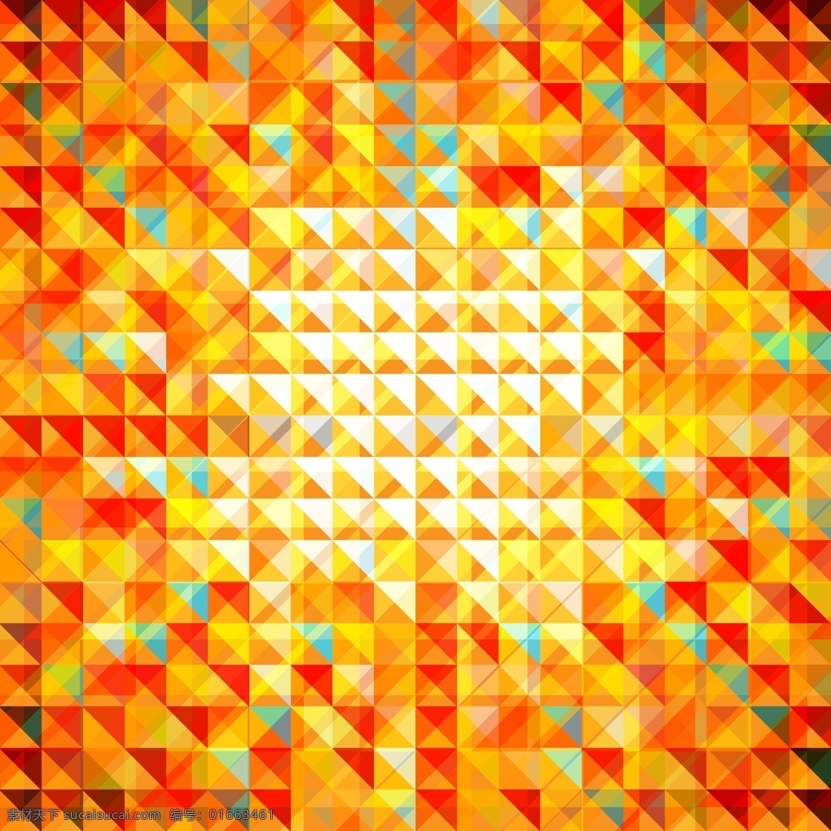 抽象 色彩 背景 黄色 三角形 正方形 矢量图 其他矢量图