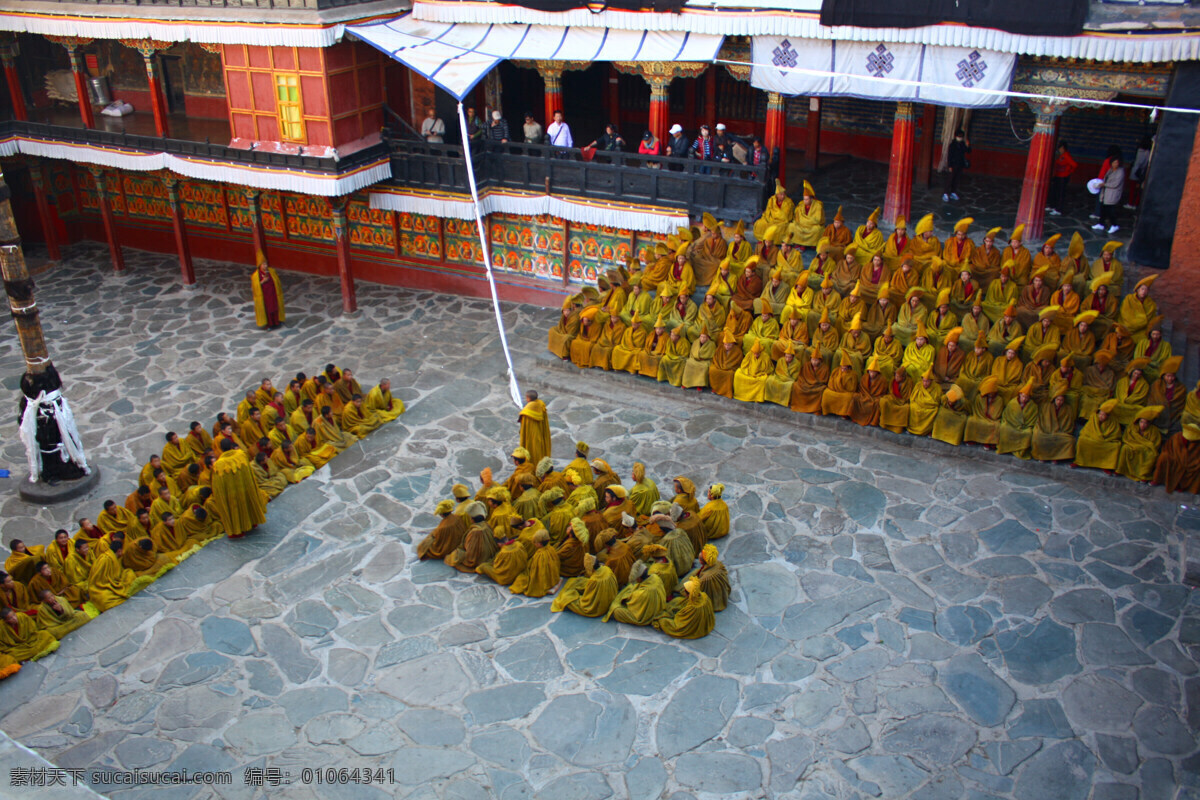 扎什伦布寺 诵经 西藏 喇嘛 日喀则 寺庙 藏传佛教 宗教信仰 文化艺术