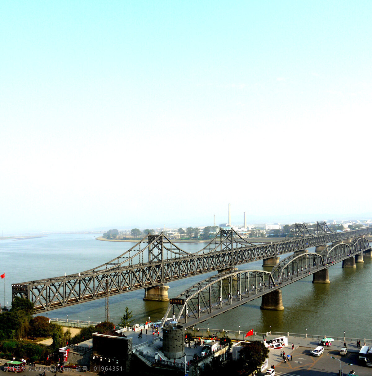 鸭绿江断桥 丹东 朝鲜 鸭绿江 桥梁 大桥 建筑 国内旅游 旅游摄影