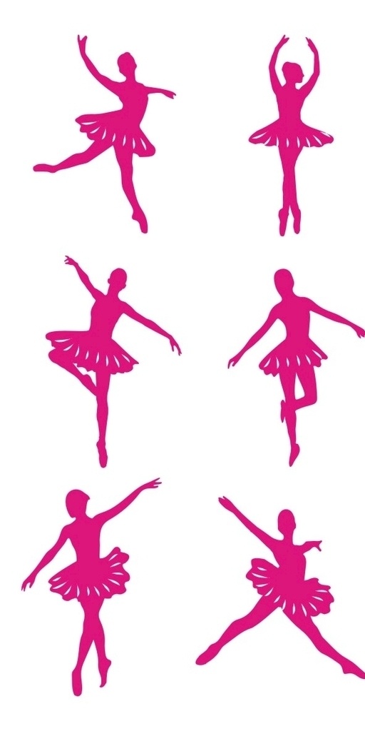 芭蕾舞 舞者 舞蹈 剪影 美术绘画 民族歌舞 女人 起舞者 人影 生活百科 矢量 跳舞 跳舞元素