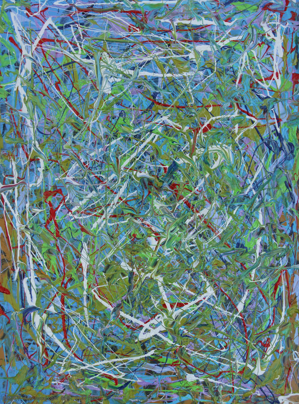抽象 彩色 机理 构成 图 波洛克 丙烯 表现 绘画 油画 背景 底纹边框 抽象底纹