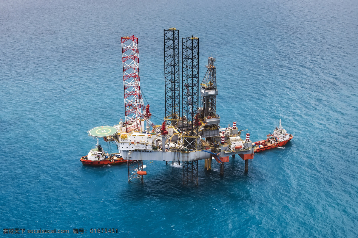 钻井平台 海上钻井 石油钻井 工业 现代科技 海上钻井设备