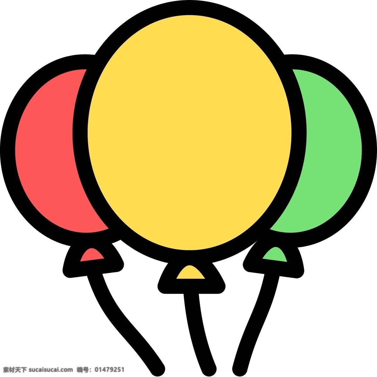 儿童节 玩具 气球 矢量图 多颜色 卡通 可爱 玩具气球 节日文件 扁平化图案 无限 放大 不 模糊