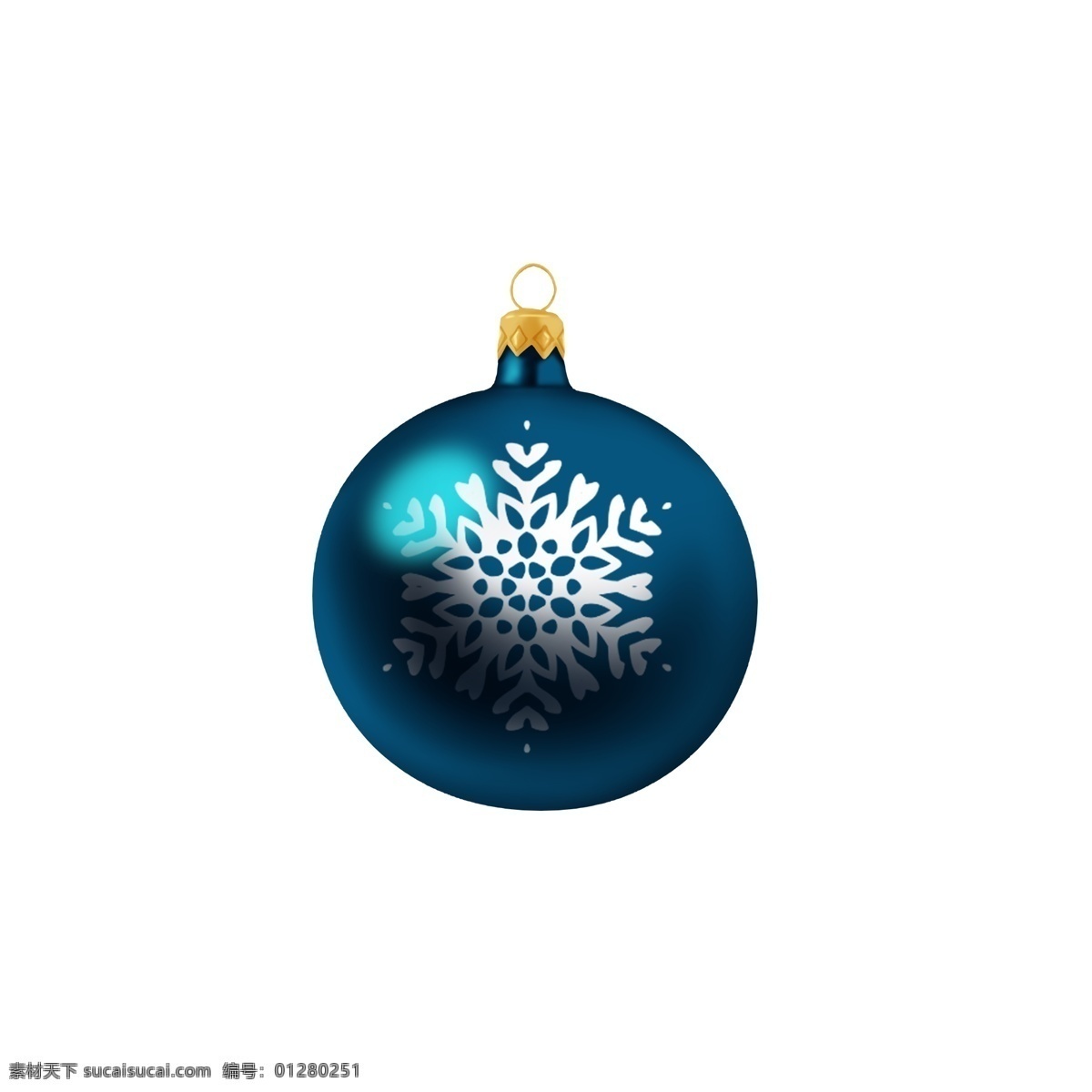 手绘 圣诞 装饰 球 蓝色 雪花 创意 商用 元素 圣诞节 可爱 手绘风 平安夜 白色 写实 配图 可商用