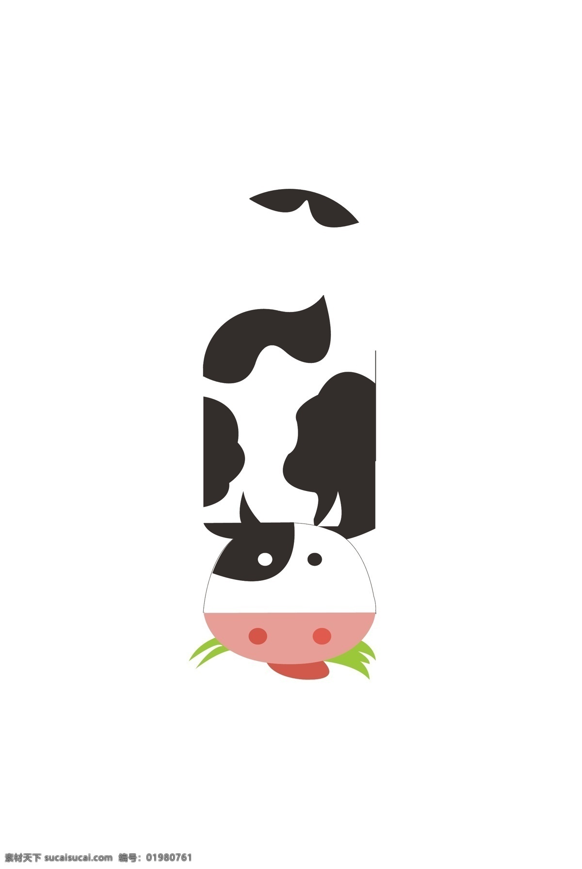 乳制品 牛奶 订 奶 订制 门 把手 挂件 广告 促销 奶牛 订奶 门把手 成品 二维码