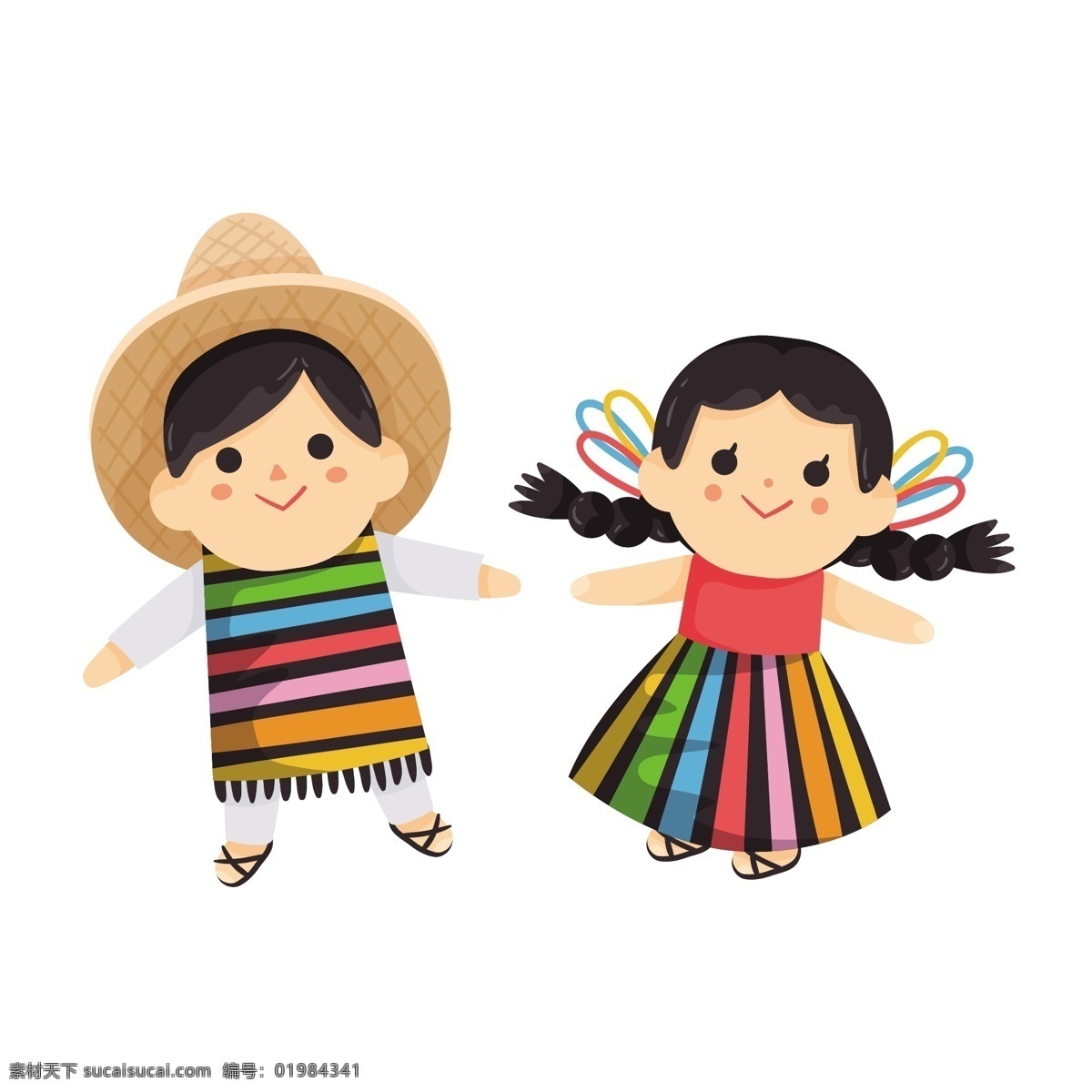 卡通 可爱 一对 男女 矢量 卡通男人 卡通女人 卡通男女 可爱女人 可爱男人 一对男女