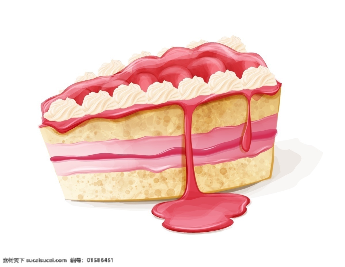卡通 草莓 酱 面包 元素 小清新 甜品 美味 手绘 三明治 草莓酱 ai元素 矢量元素