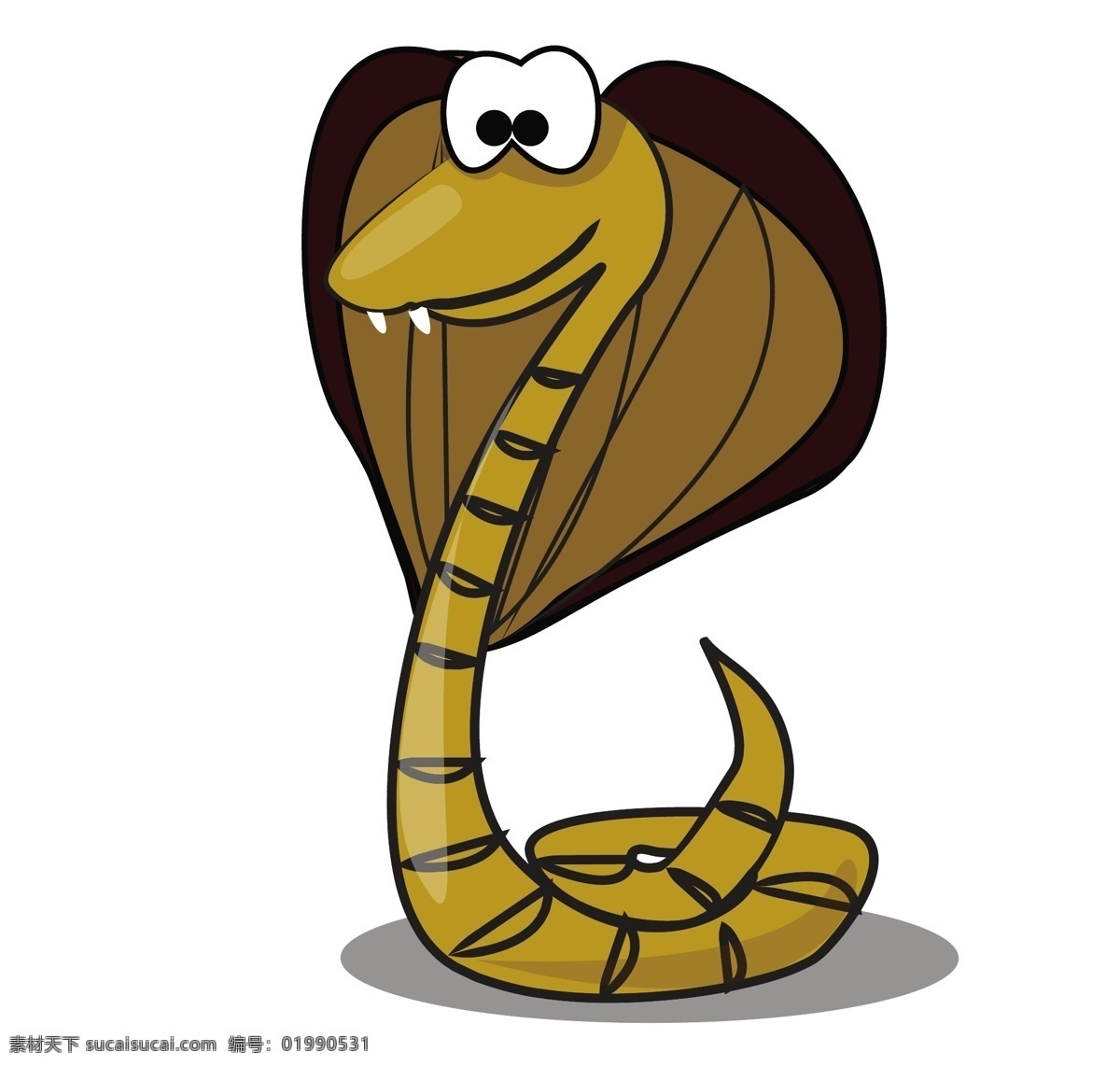 矢量 卡通 眼镜蛇 可爱 的卡 通 动物 素材图片 矢量素材 矢量动物 卡通动物