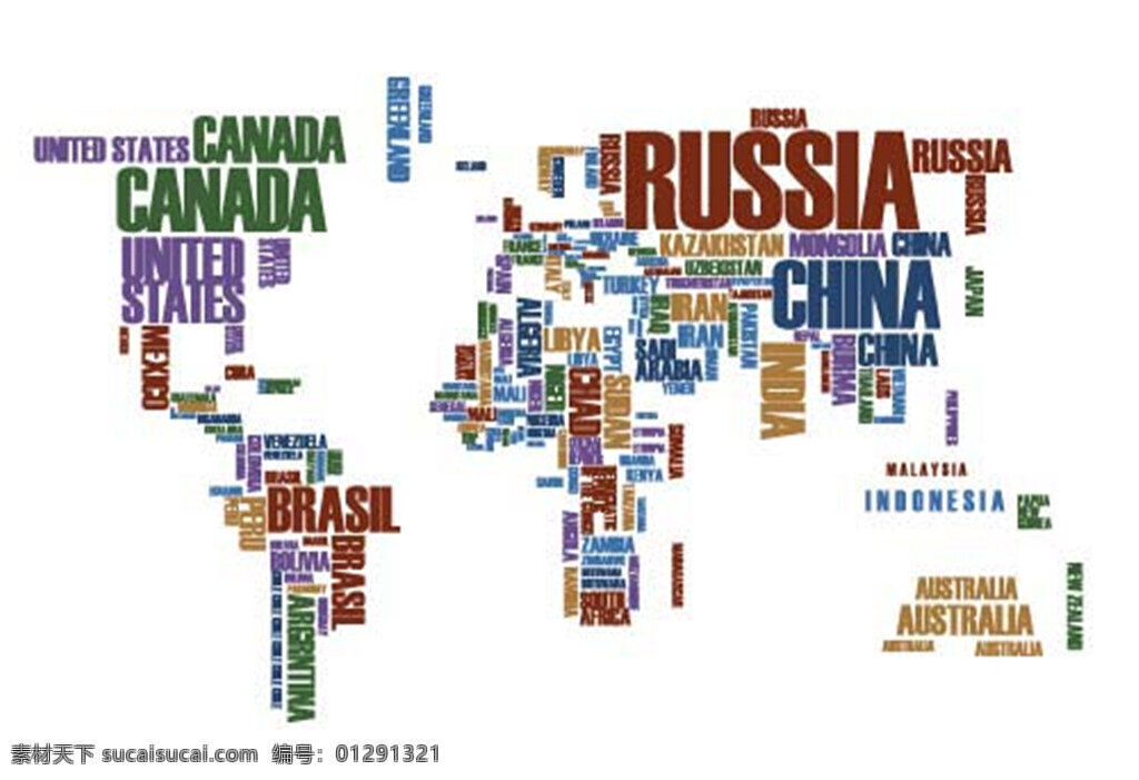 字母世界地图 世界地图 字母 背景 黑色 红色